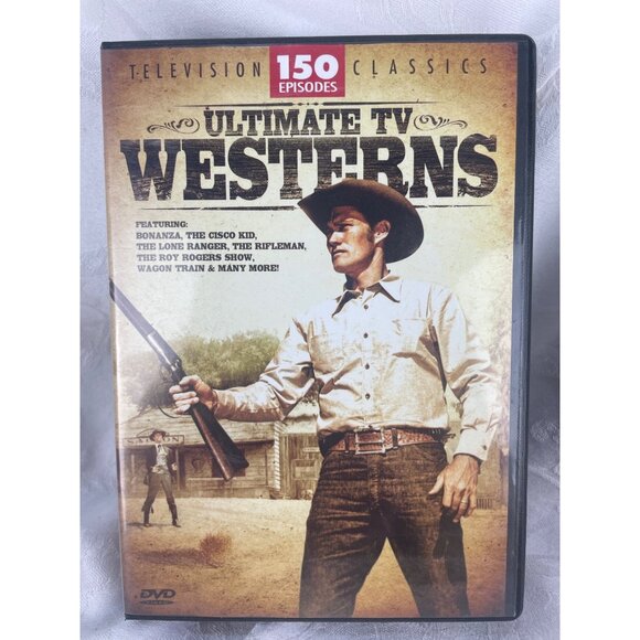 Ultimate TV Westerns 150 Episodes Classics Featuring Bonanza The Cisco Kid The L - Picture 1 of 5